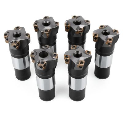 표준 커터 직경 40mm 초과 페이스 숄더 밀링 머신 유형용 6개 절삭 날 페이스 밀링 커터