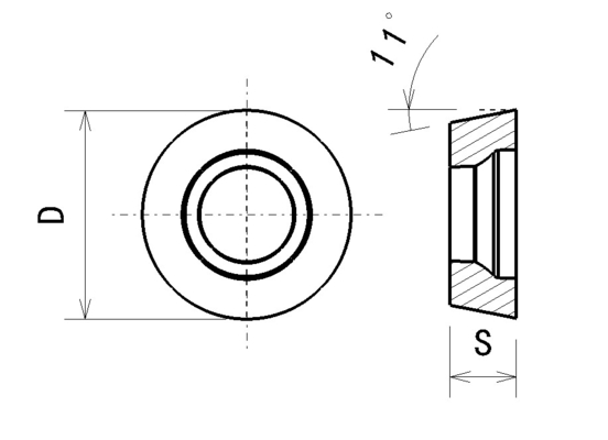 0.20-2.70mm/Rev RPMW 1003MO CNC 분쇄 삽입 카바이드는 경화강을 위해 삽입합니다