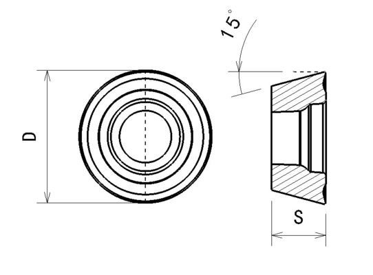 ODM RDMT 1204MO-TM 카바이드는 CNC 분쇄 처리를 위해 삽입합니다