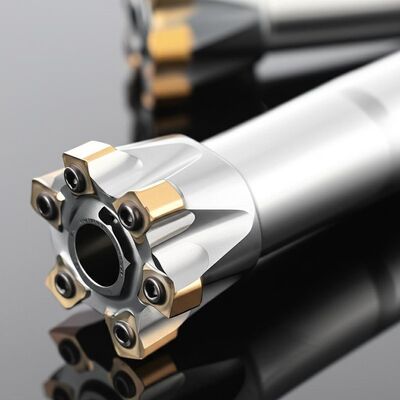 홍수 냉각 또는 건식 절삭 페이스 밀링 커터 산업 밀링 작업용 내구성이 뛰어난 초경 인서트